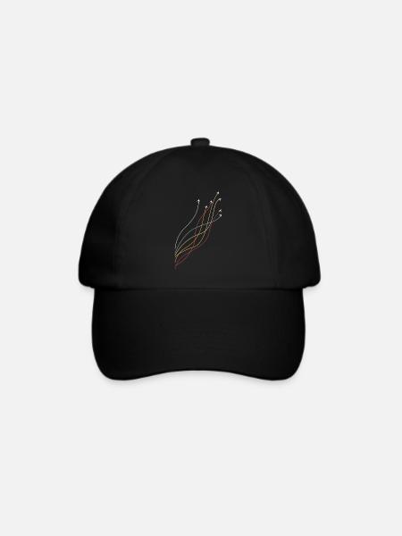 Pilot Flugzeug fliegen Geschenk Segelflugzeug Flug - Baseballkappe - Schwarz/Schwarz
