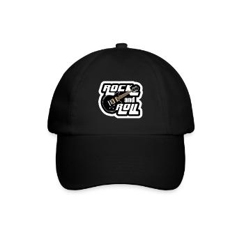 Rock'n'Roll-Musik, Musikstil, Musiker * - Baseballkappe - Schwarz/Schwarz - Vorne