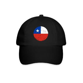 Chile - Baseballkappe - Schwarz/Schwarz - Vorne