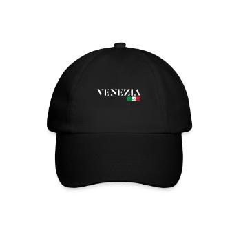 VENEDIG VENEZIA ITALIA ITALIEN URLAUB (w) - Baseballkappe - Schwarz/Schwarz - Vorne