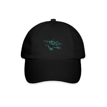 Save the Ocean - Baseballkappe - Schwarz/Schwarz - Vorne
