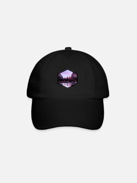 Natur - Baseballkappe - Schwarz/Schwarz