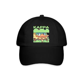 Kappa Emote - Desnes Citrus - Baseballkappe - Schwarz/Schwarz - Vorne