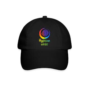 Hypnose Hypnotisch Hypnotisieren Team Geschenkidee - Baseballkappe - Schwarz/Schwarz - Vorne