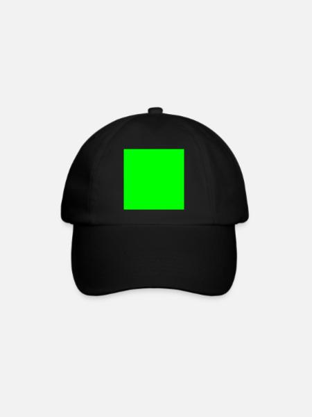 grüner Hintergrund Textur Vorlage personalisieren - Baseballkappe - Schwarz/Schwarz