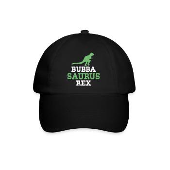 Bubba Saurus Rex - Baseballkappe - Schwarz/Schwarz - Vorne