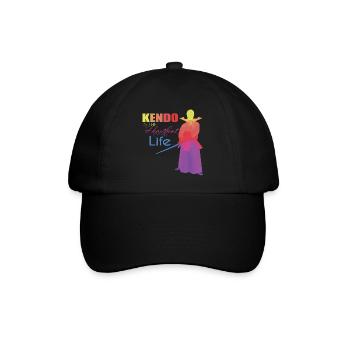 Kendo - Baseballkappe - Schwarz/Schwarz - Vorne