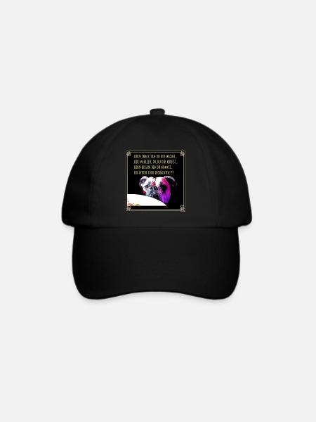 Bulldog Snack - Baseballkappe - Schwarz/Schwarz