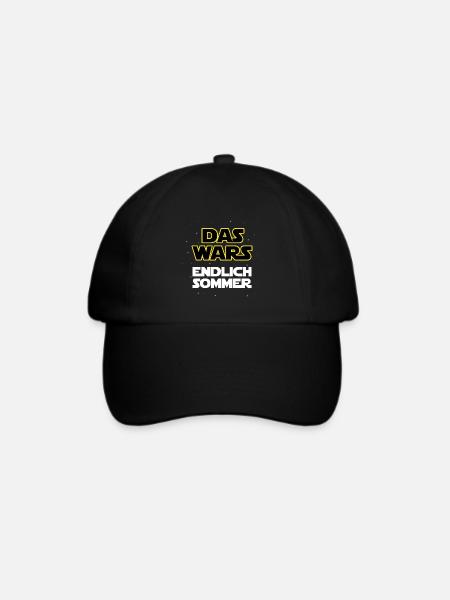 Das wars - Endlich Sommer! - Baseballkappe - Schwarz/Schwarz