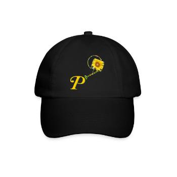 giesskanne p - Baseballkappe - Schwarz/Schwarz - Vorne