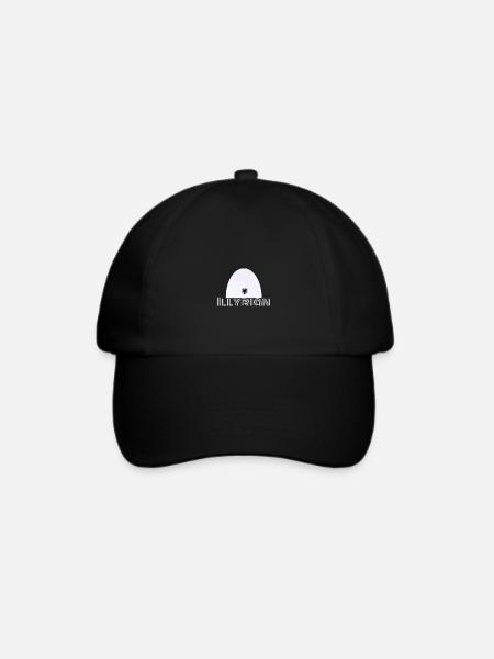Plisi - Baseballkappe - Schwarz/Schwarz