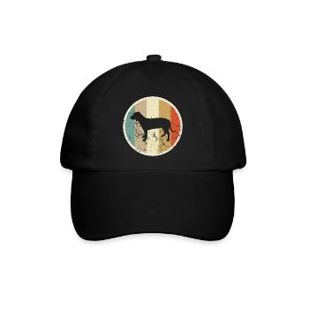 Deutsche Bracke Jagdhund - Baseballkappe - Schwarz/Schwarz - Vorne
