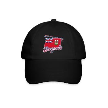 Bermuda - Baseballkappe - Schwarz/Schwarz - Vorne