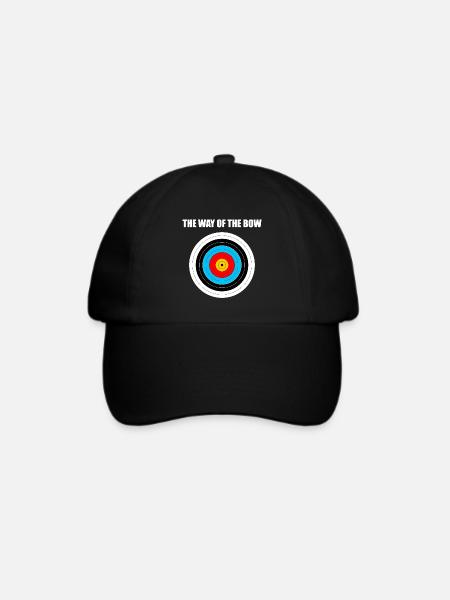 Cute Bow Hunting - Archery Target - Baseballkappe - Schwarz/Schwarz