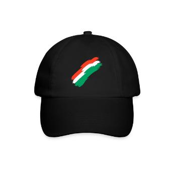 Oman Fahne Farben - Baseballkappe - Schwarz/Schwarz - Vorne