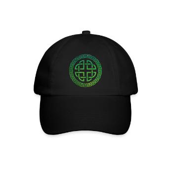 Celtic Knot - Baseballkappe - Schwarz/Schwarz - Vorne