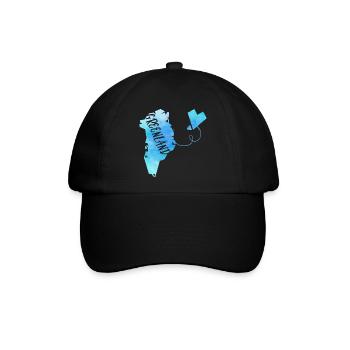 Greenland - Baseballkappe - Schwarz/Schwarz - Vorne