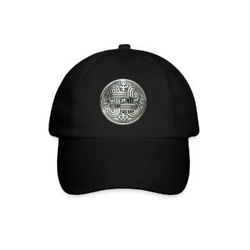 Kaleva Silber Ornament - Baseballkappe - Schwarz/Schwarz - Vorne