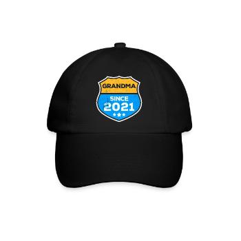 Großmutter Oma Statement Rentnerin Großmama - Baseballkappe - Schwarz/Schwarz - Vorne