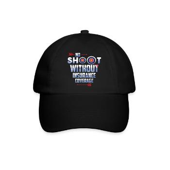 Bogenschütze - Baseballkappe - Schwarz/Schwarz - Vorne