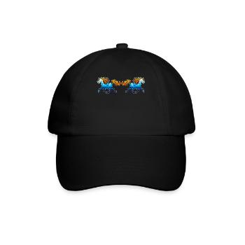 Islandpferde Pferde Galopp Pferdeliebe Pferdefan - Baseballkappe - Schwarz/Schwarz - Vorne