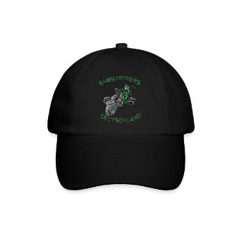 Ghostryker Deutschland Grün - Baseballkappe - Schwarz/Schwarz - Vorne
