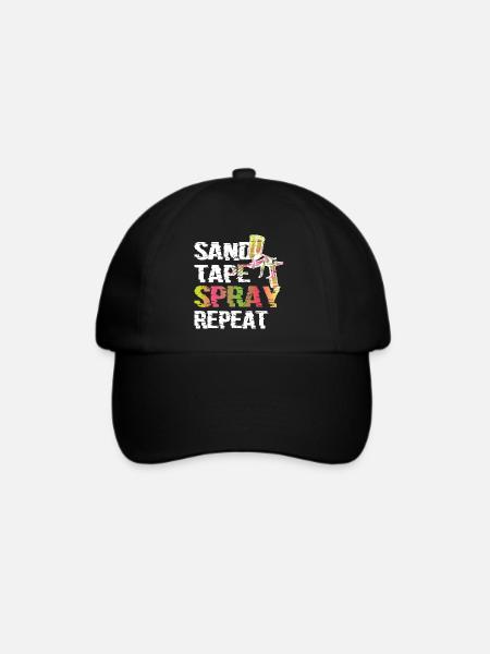 Lackierer - Baseballkappe - Schwarz/Schwarz