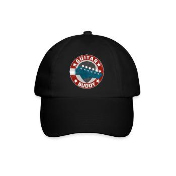 Guitar Buddy - Baseballkappe - Schwarz/Schwarz - Vorne