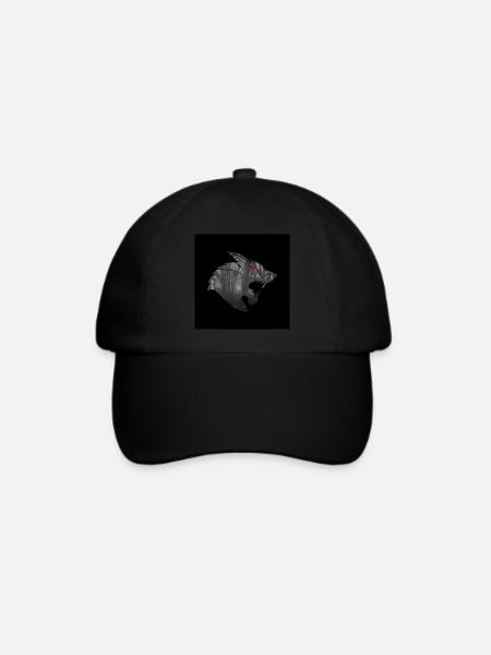WEREWOLF - Baseballkappe - Schwarz/Schwarz