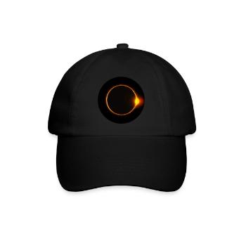 Sonnenfinsternis - Baseballkappe - Schwarz/Schwarz - Vorne