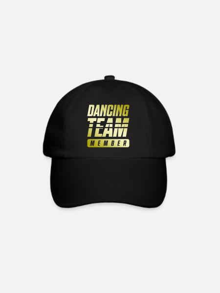 Dancing Team - Baseballkappe - Schwarz/Schwarz