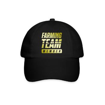 Farming Team - Baseballkappe - Schwarz/Schwarz - Vorne