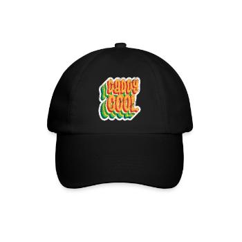 Daddy Cool - Baseballkappe - Schwarz/Schwarz - Vorne