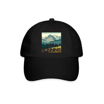 Ultra-Laufen - Baseballkappe - Schwarz/Schwarz - Vorne
