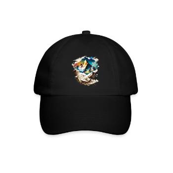 Mount Blanc - Baseballkappe - Schwarz/Schwarz - Vorne
