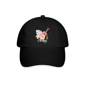 Aloha - Baseballkappe - Schwarz/Schwarz - Vorne