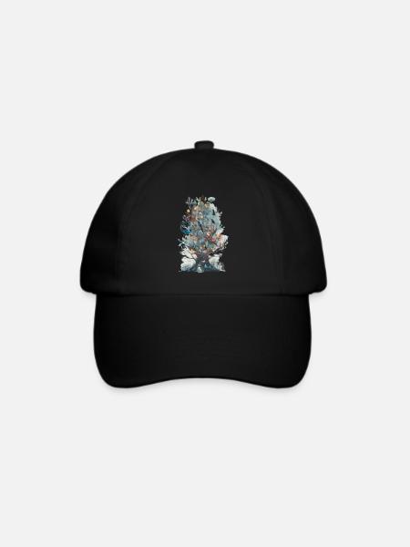 Vogelbeobachtung Vogelbeobachter Vögel - Baseballkappe - Schwarz/Schwarz