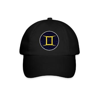 Gemini - Baseballkappe - Schwarz/Schwarz - Vorne