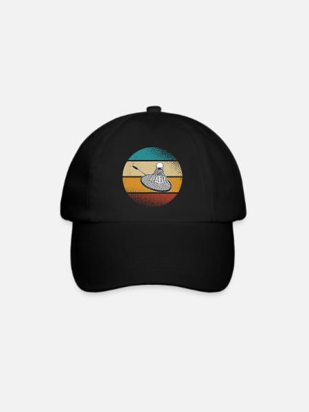 Badminton - Baseballkappe - Schwarz/Schwarz
