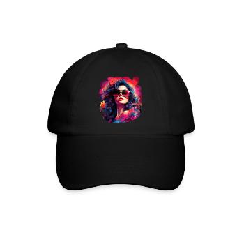Pinup Girl - Baseballkappe - Schwarz/Schwarz - Vorne