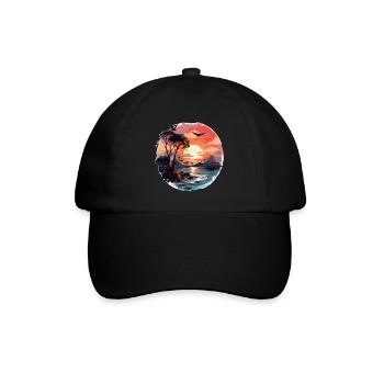 Dreamland - Baseballkappe - Schwarz/Schwarz - Vorne