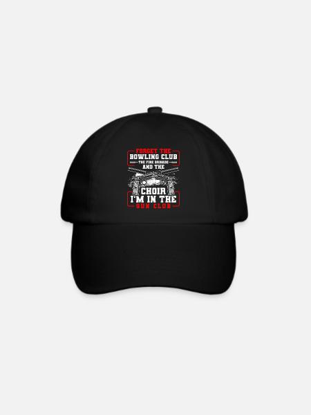 Waffenclub Munition Spass - Baseballkappe - Schwarz/Schwarz