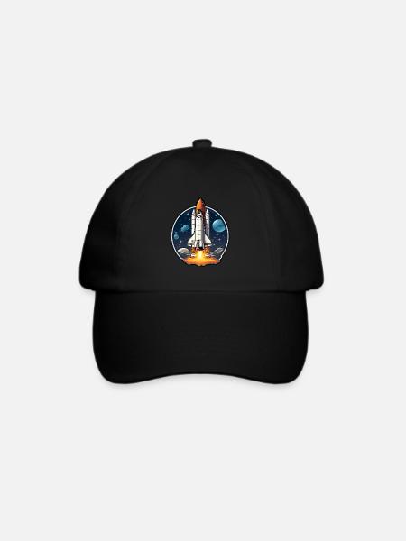Spaceshuttle Raumfahrt - Baseballkappe - Schwarz/Schwarz