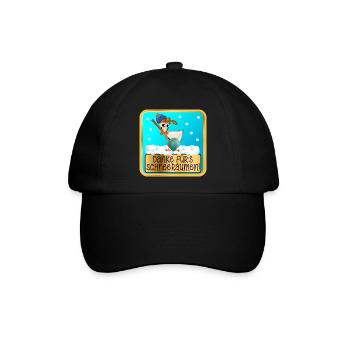 DANKESCHÖN WINTERDIENST - SCHNEERÄUMEN HUHN - Baseballkappe - Schwarz/Schwarz - Vorne
