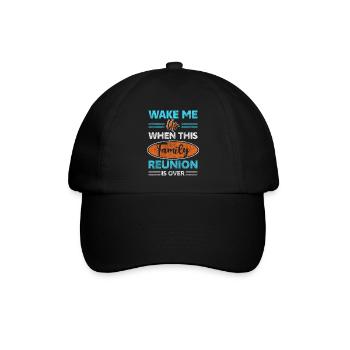 Wiedersehen Ausflug Liebe Kinder - Baseballkappe - Schwarz/Schwarz - Vorne
