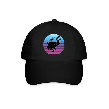 Scuba Diver Diver Free Dive Taucher Scuba Taucher - Baseballkappe - Schwarz/Schwarz - Vorne