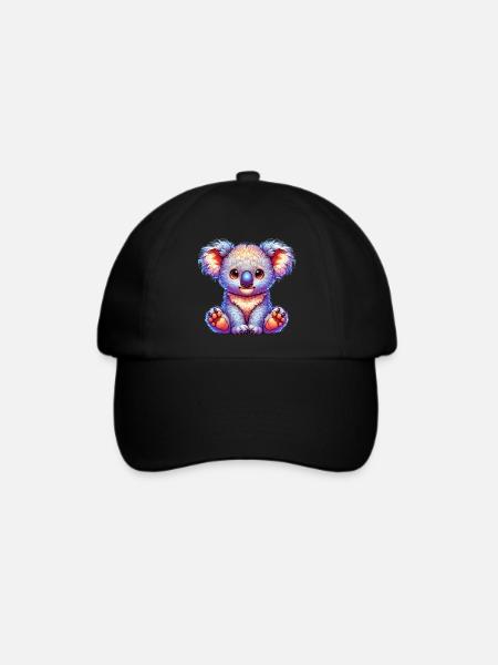 Koala - Baseballkappe - Schwarz/Schwarz