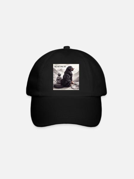 Berner Sennenhund - Baseballkappe - Schwarz/Schwarz