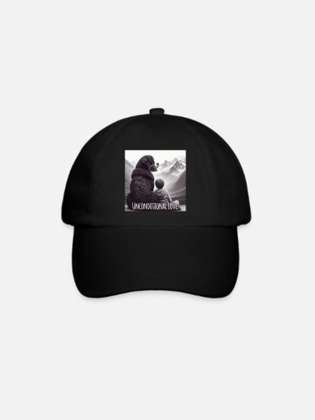 Berner Sennenhund - Baseballkappe - Schwarz/Schwarz