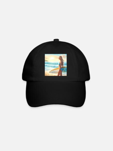 Mädchen Action Surf Point Break 2 - Baseballkappe - Schwarz/Schwarz